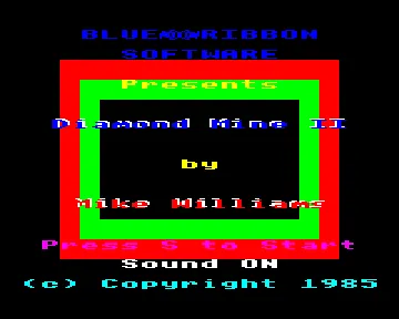 Diamond Mine II (1985)(Hewson Consultants) screen shot title